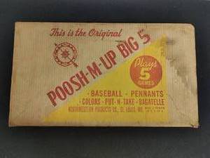 lot 100 image: Very Old Poosh-M-Up Big 5 Game