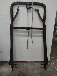lot 111 image: Antique Hay Bayle Harpoon Hook