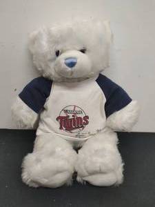lot 127 image: Autographed Justin Morneau Minnesota Twins Build-A-Bear