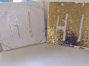 lot 8 image: 2 Wall Decor Pieces, Sequence is re...