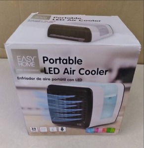 lot 14 image: Portable LED Air Cooler in box Unt...