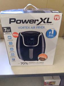 lot 22 image: Power XL 7-Qt. Vortex Air Fryer In ...