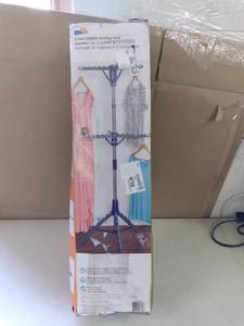 lot 28 image: 2- Tier Tripod Drying Rack In Box...