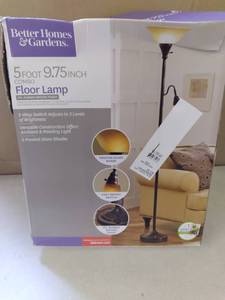 lot 30 image: Better Homes and Gardens Floor Lamp...