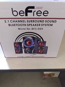 lot 34 image: Be Free 2.1 Channel Surround Sound ...
