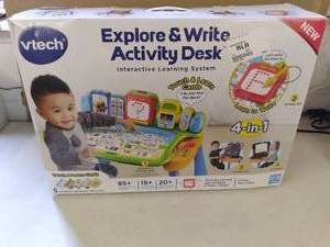 lot 36 image: Vtech Explore & Write Activity Desk...