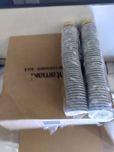 lot 45 image: 3 Boxes Huhtamaki 68oz. Food Conta...