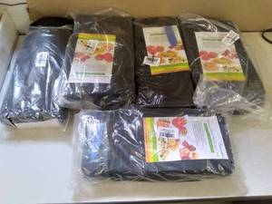 lot 54 image: (5) 3pk. Premium Fabric Potato Grow...