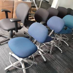 lot 60 image: Lot of 8 Black and Blue Assorted Pa...