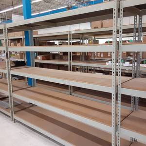 lot 176 image: Buttonhole Shelving Unit 72 x 24.5...