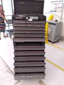 lot 1 image: Craftsman 2 Piece 16 Drawer Tool Bo...