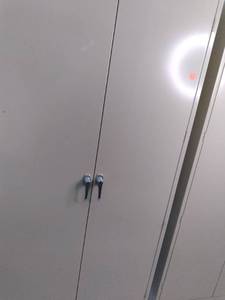 lot 10 image: Tennsco Large Metal Storage Cabinet...