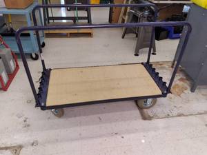 lot 26 image: Global Industrial Cart With Adjusta...