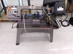 lot 28 image: JET 5 x 8 Horizontal Bandsaw Mode...