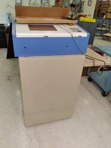lot 34 image: Laser Engraving Machine on A Stand ...