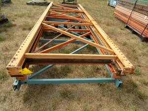 lot 4 image: Steel Racking Right side only
