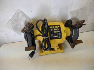 lot 27 image: Pro-Tech 6 Bench Grinder, Works...