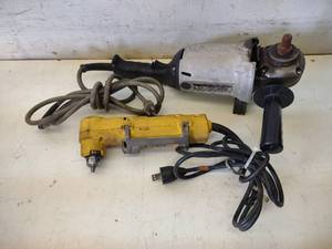 lot 38 image: Makita Grinder & DeWalt Drill, Work...