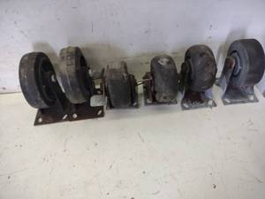lot 65 image: (6) Casters...