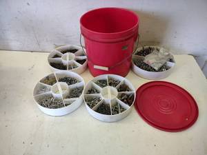 lot 84 image: Bucket of Hardware...