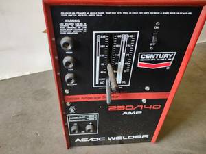 lot 13 image: Century 230 Amp ACDC Welder, with ...