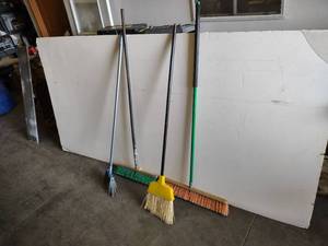 lot 97 image: (4) Brooms...