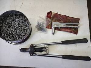 lot 105 image: (2) Rivet Guns & Rivets...
