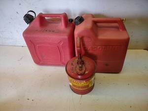 lot 115 image: (3) Gas Cans...
