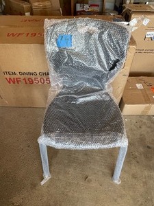 Regency Andy Black Plastic and Metal Stacking Classroom Chair with 15 in. Seat Height