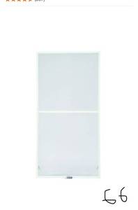 Andersen 31-78 in. x 46-2732 in. White Double-Hung Insect Screen