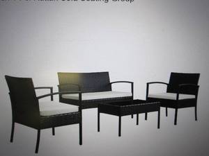 lot 2 image: adreanne 4 pc deep seating open box...