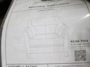 lot 3 image: beverly bonded leather chair brown ...