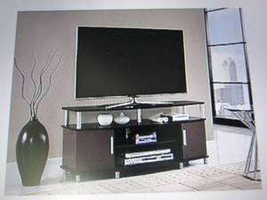 lot 23 image: ameriwood 50 inch cherry tv sand op...