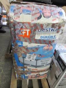 lot 26 image: 14 foot x 33 inch deep bestway pool...