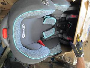 lot 33 image: graco nautilus 65 car seat open box...