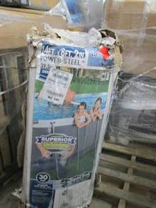 lot 40 image: bestway powersteel 14 foot x 8foot ...