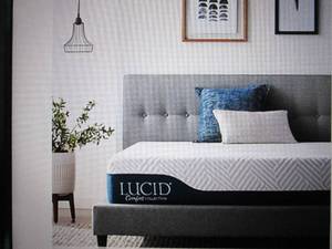 lot 44 image: lucid comfort collection 10 inch me...