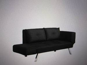 lot 46 image: black serta molecule convertible so...