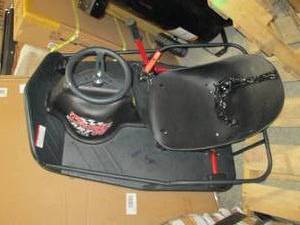 lot 50 image: crazy cart xl powers on wheel spins...