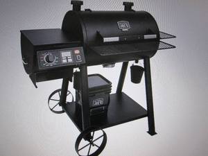 lot 57 image: oklahoma joesrider 900pellet smoker...