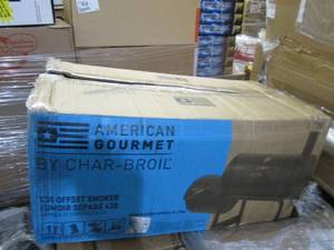 lot 61 image: char-broil 430 offset smoker open b...