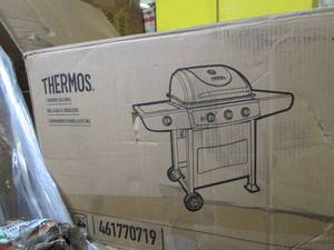 lot 63 image: thermos 3-burner gas grill ...