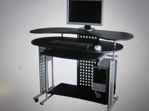 lot 73 image: regallo expandable computer desk op...