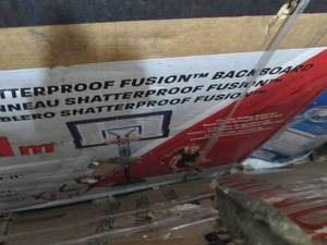 lot 74 image: lifetime 48 inch basket ball system...