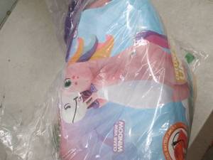 lot 120 image: puff me up deluxe inflatable unicor...