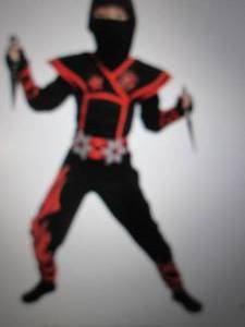 lot 150 image: child unisex nija costume just cost...