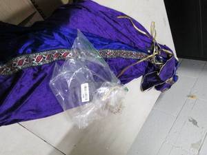lot 151 image: costume with purple dress and crown...