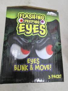 lot 159 image: flashing peeping eyes open box unte...