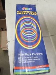 lot 166 image: joyin glowstick party pack open box...