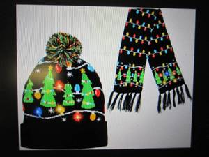 lot 170 image: joy in 2 pc christmas led lights li...